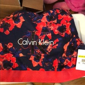 Floral Calvin Klein Bra NWT